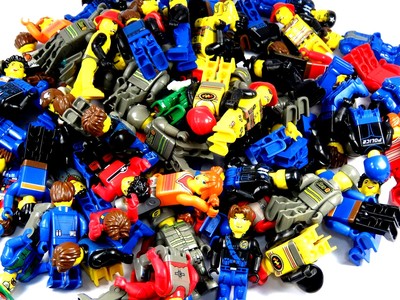 LEGO  Posten Jack Stone Figur Feuerwehr Polizei Pilot div. Figuren 10 Stück