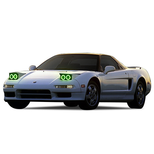 RGB Multi Color Changing LED Halo Ring kit for 1991-2001 Acura NSX Headlights