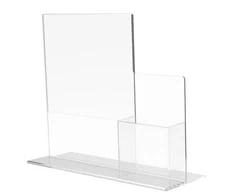 8.5X11" Letter Size Promotional Sign Holder Tri-fold Flyer Brochure Display