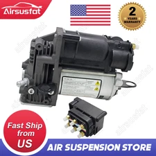 For Mercedes W221 GL350 CL550 Air Suspension Compressor w/Valve Block 2213200904