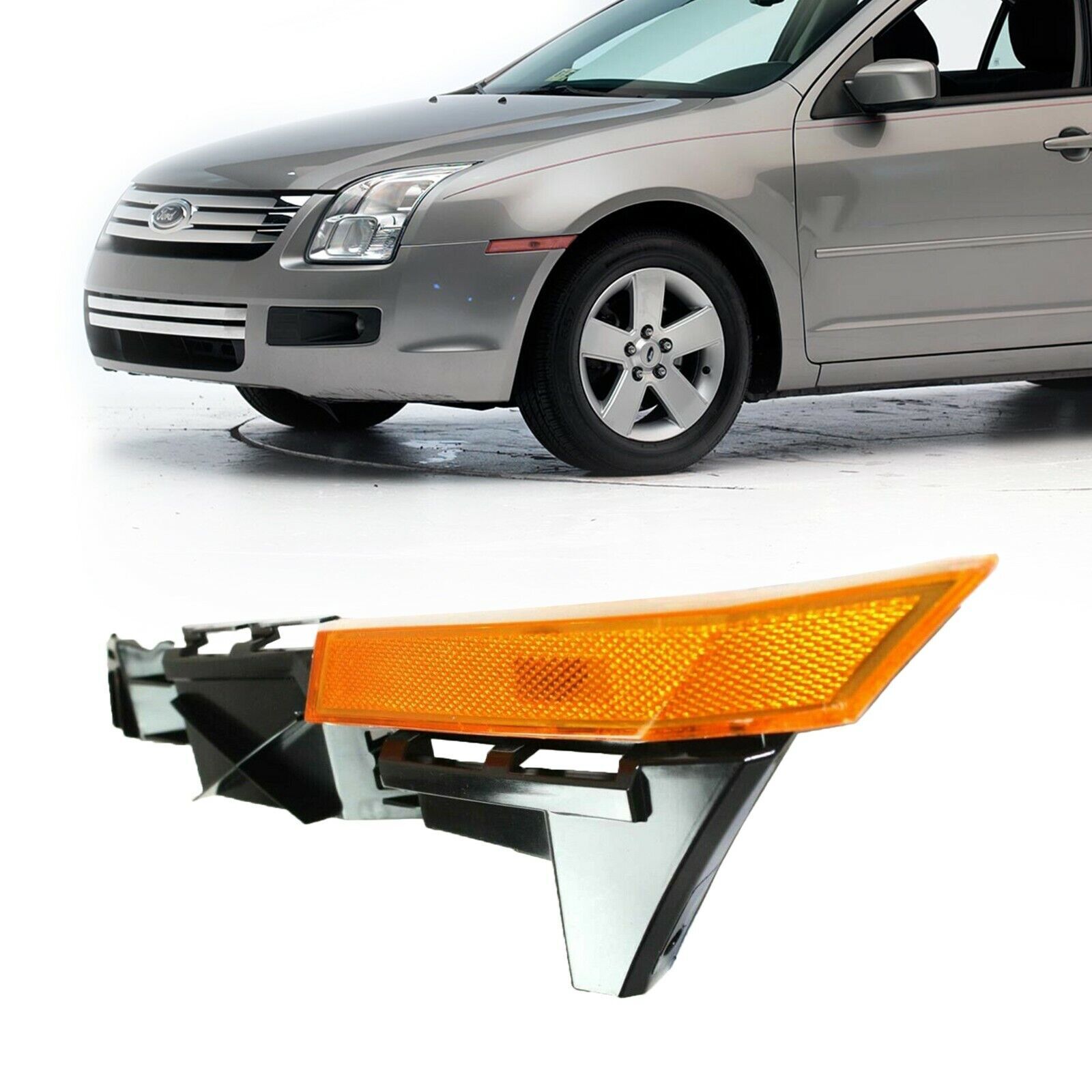 Fits Ford Fusion Side Marker Light 20062009 Driver Side w/Bracket