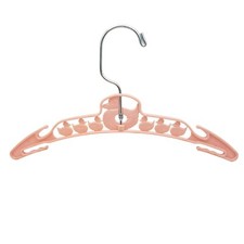 1960s Childs Plastic Clothes Hanger 3D Nursery Rhymes Pink Duck