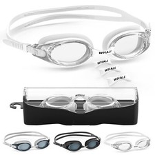 Swimming Goggles HD Anti-fog Swimming Goggles Adults/Youths Both SuitableWhite