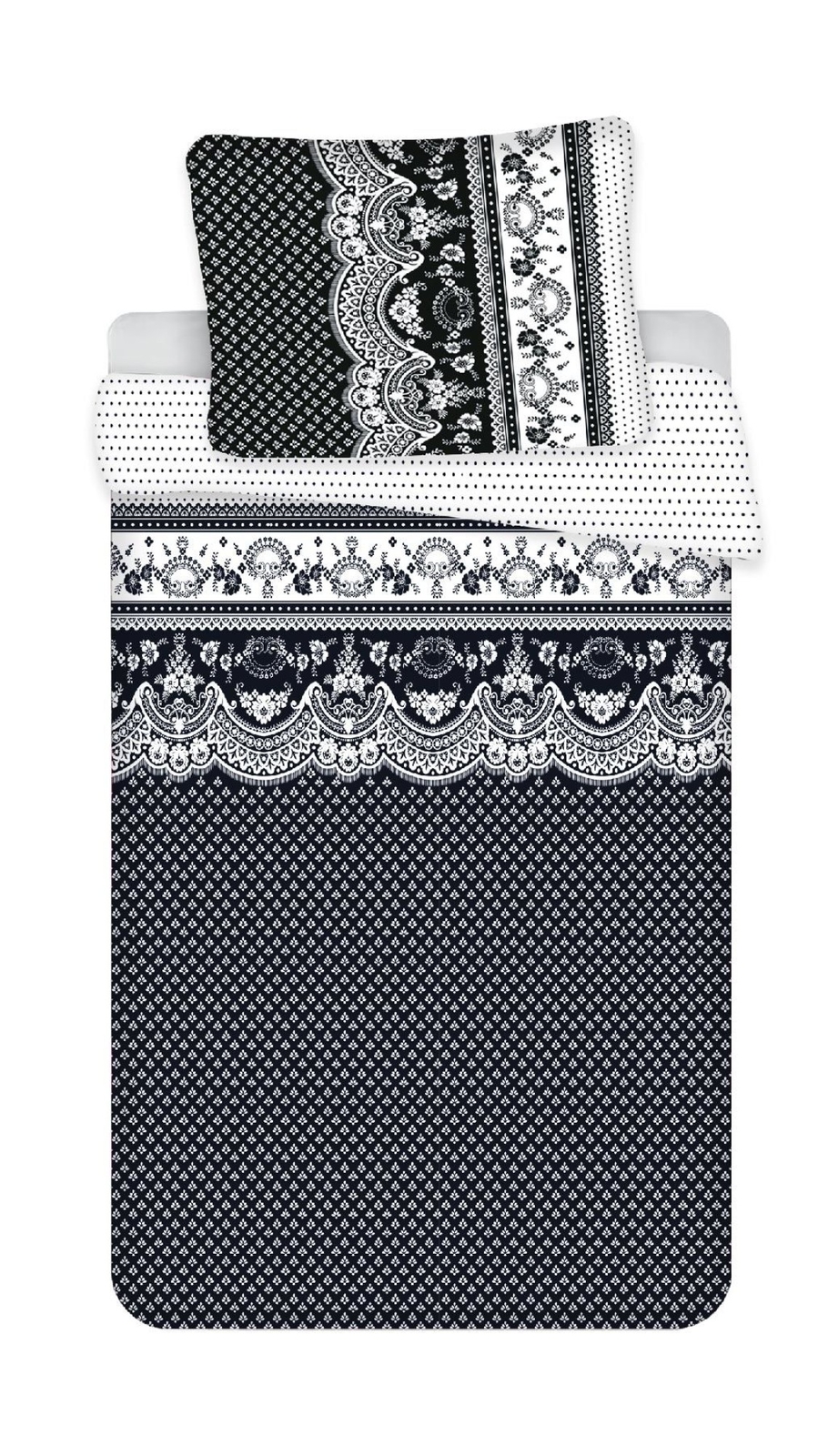 Bettwäscheset - Элегантный ювелирный набор от Schwarz - Weiß, 140 x 200 см + 70 x 90 см