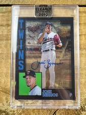2019 Topps Clearly Authentic 1984 Design Jose Berrios Auto #TBA-JB Black /75