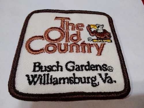 Parche de costura bordado de colección Busch Gardens Williamsburg VA The Old Country - Imagen 3 de 3