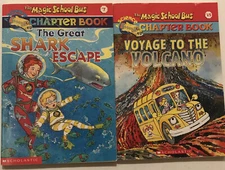 Lot of 2 Magic School Bus Chapter Books -Free Shipping