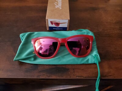 Knockaround PB & J Kids Polarized Sunglasses - Jelly Red / Peanut Butter #ATL162