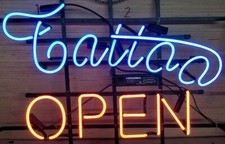 Tattoo Open Piercing 17"x14" Neon Sign Lamp Light Beer With Dimmer