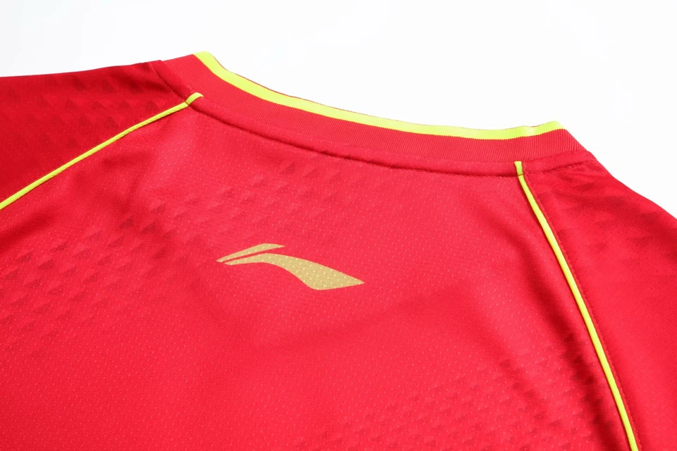Adult Kid Li-Ning Sports Short Sleeve Tops Tennis Clothes Badminton Wear T-SHIRT - Image 4 of 4
