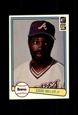 1982 DONRUSS BASEBALL CARD ATLANTA BRAVES #425 EDDIE MILLER 