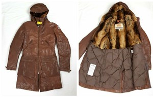 parajumpers distressed leather