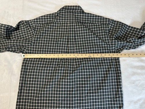 LL Bean Wrinkle Resistant Button Down Shirt Mens L-REG 0 YP38 Plaid Checkered - Picture 3 of 9