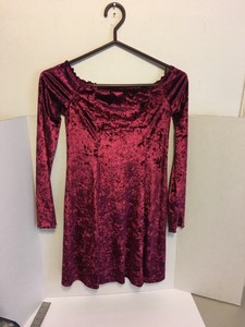 hollister velvet dress
