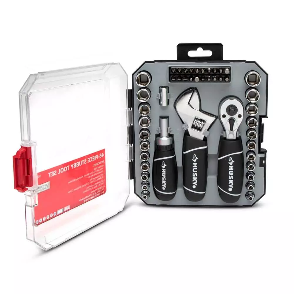 Husky ratchet socket set deals