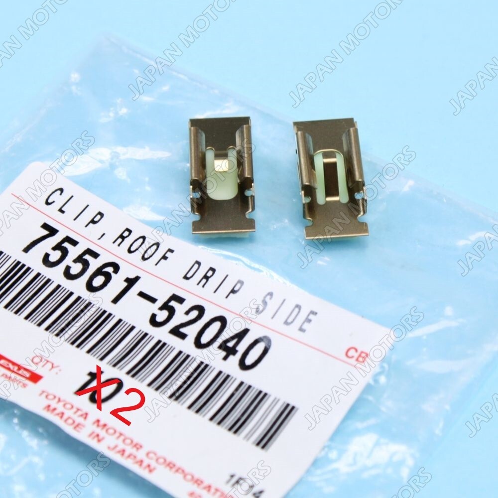 Toyota Lexus Scion Roof Drip Side Finish Molding Clip | 7556152040