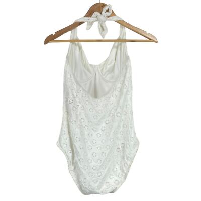 Kate spadeスイムウエア値下げ Kate Spade New York NWT Eyelet Halter Underwire One-Piece