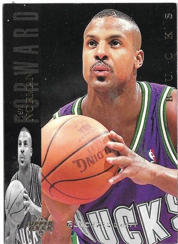 Cancha eléctrica Ken Norton 94 Milwaukee Bucks 1993-94 cubierta superior baloncesto - Imagen 7 de 8