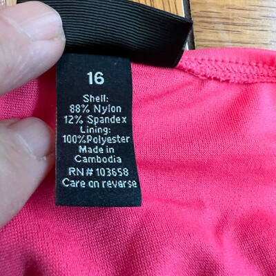 New Apt. 9 Womens Side Tabbed Swimwear Hipster Coral Bikini Bottom