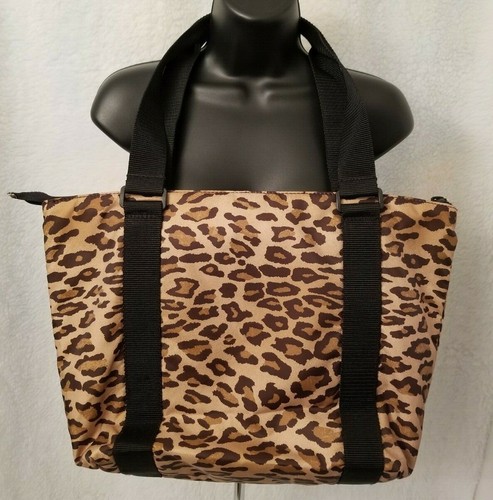 Lauren Ralph Lauren Juniors Womens Shoulder Tote Bag Leopard Print NEW - Picture 9 of 9