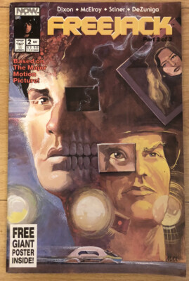 1992 NOW Freejack Comic #2 Stiner Art With Green Hornet & Married W Children Ads