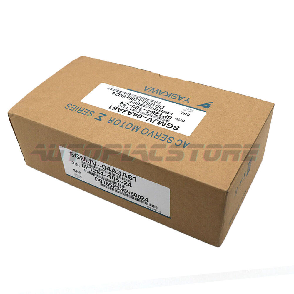 One New Yaskawa SGMJV-04A3A61 Servo Motor SGMJV04A3A61