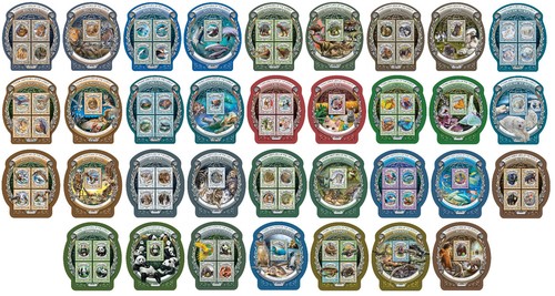 Fauna & Flora of the World Maldives collection 34 s/s MNH Michel CV315€ #CNA215 - 第 1/1 張圖片