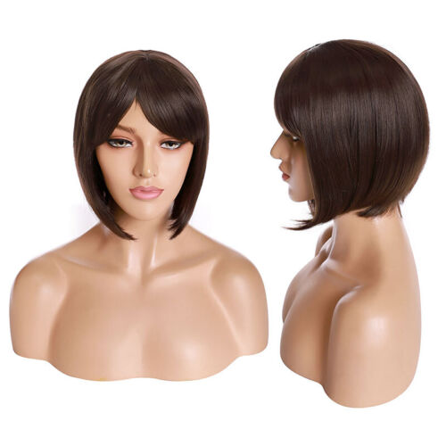 Women Short Bob Wigs Hair Straight Colorful Hair Wig Cosplay Daily Party Wig US - Picture 28 of 67