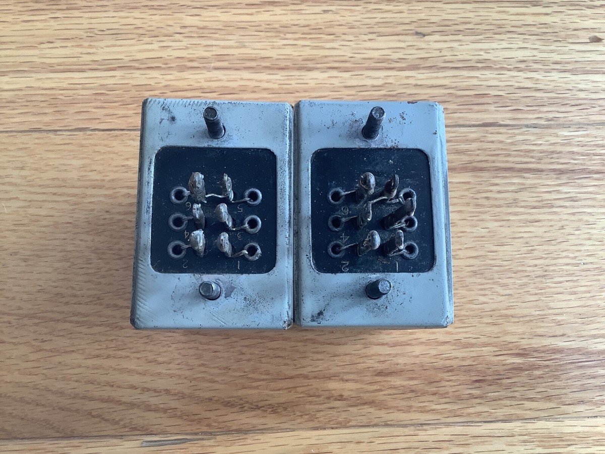 Paire De Transformateurs De Sortie Kenyon – 15k 600 Ohms Pour Préampli 6SN7