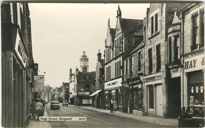 HIGH STREET, DINGWALL - Ross & Cromarty Postkarte