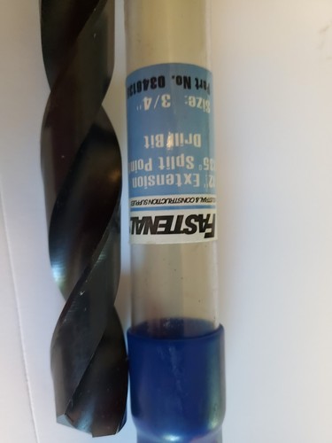 3/4 Zoll x 12 Zoll OAL HSS 135° Split Point Schwarzoxid Oberfläche Verlängerung Bohrer Befestigung - Bild 2 von 11