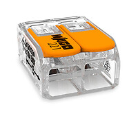 WAGO 221-612   - Straight - 450 V - Orange - Transparent - EN 60664