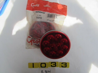 GROTE SUPER NOVA 4'' LED 53252  STOP/TAIL/TURN LIGHT     LOT OF 2