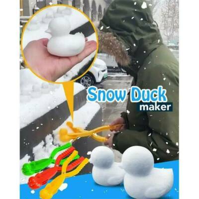 Adults Kids Snow Duck Cartoon Clip Winter Outdoor Sport Duck Shaped Snowball Maker Clip Snow Toys For Kids Snowball Fight Beach 1pcs /4pcs Adults Kids Snow Duck Cartoon Clip Winter Outdoor Sport Duck Shaped Snowball Maker Clip Snow Toys For Kids Snowball Fight Beach 1pcs /4pcs