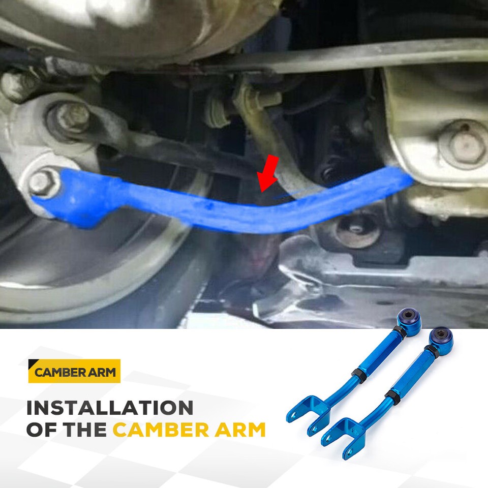 Rear Control Arm Camber Kit Adjustable Suspension Fits for Altima