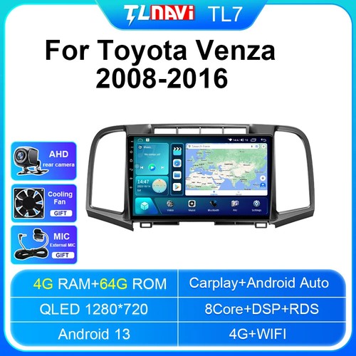 Radio de coche reproductor de video multimedia navegación GPS estéreo para Toyota Venza 08-2016 - Imagen 18 de 48