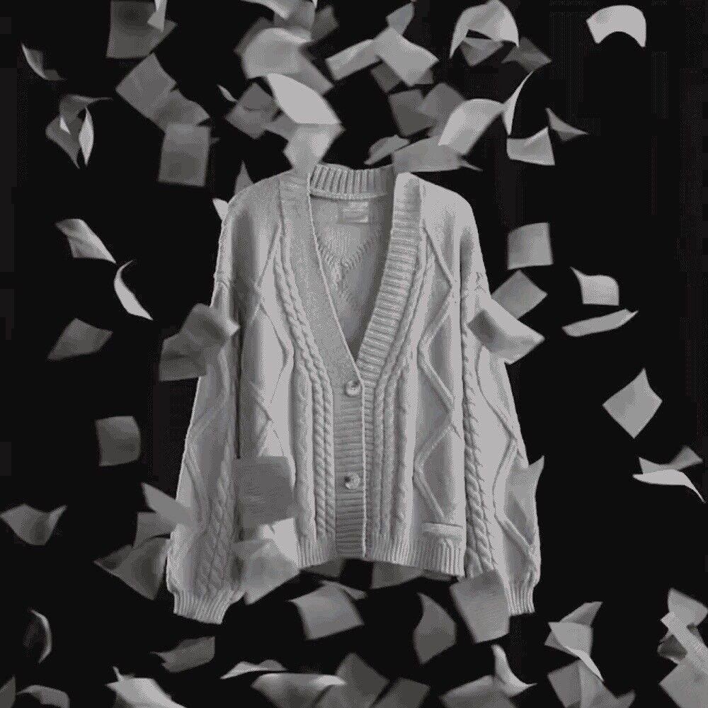 The Tortured Poets Department Gray Cardigan TTPD Size XL/2XL The Tortured Poets Department Gray Cardigan TTPD Size XL/2XL