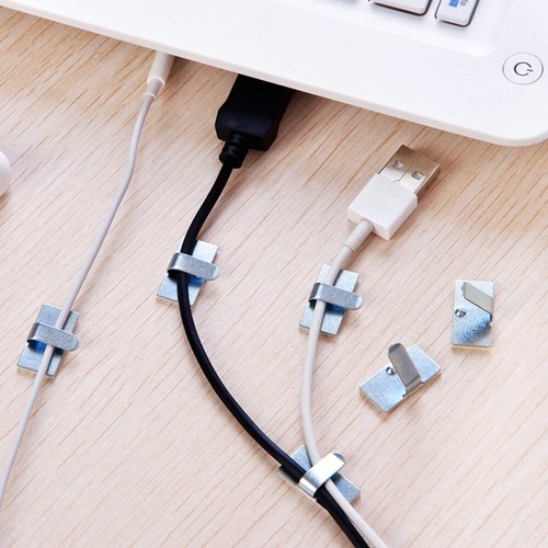 12 Pcs Wire Cable Clamp Adjustable Cable Tie Clips Wire Clamp for Home Office - 第 9/12 張圖片