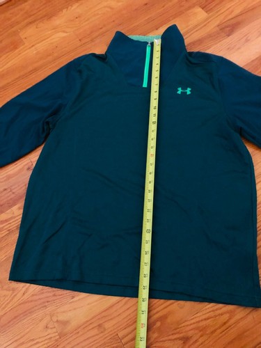 Under Armour Uomo UA ColdGear Griglia Infrarossi 1/4 Zip (1285623) NOVA TEAL - XL - Foto 8 di 9