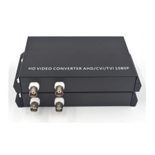 HD 2 Video to Fiber Optical Media Converters 1080p 960p TVI CVI AHD HD Video FC