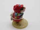 WEE FOREST FOLK ~ SKATER MOUSE MS-8 RETIRED W/ 1983 WFF BROCHURE & BOX — photo 5