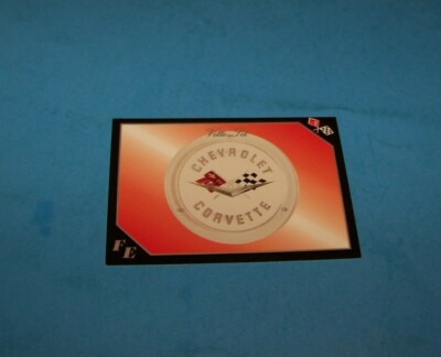 Corvette Flag Emblem 58 - 60 Trading Card from ''Inaugural Edition Vette Set''