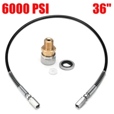 36" High Pressure Fill Hose PCP Air Gun Paintball Filling Cylinder Charging Pipe