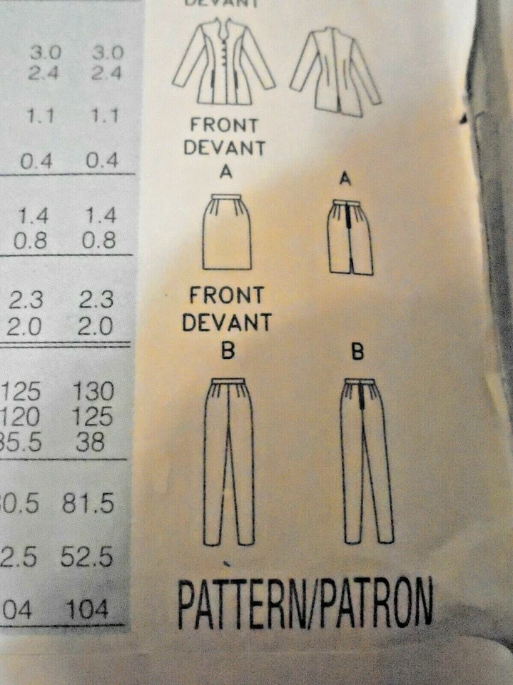 Butterick #3680 Fast & Easy Pattern-sz 6-8-10 Ms/Misses Petite Top,Skirt & Pants - Image 3 of 4