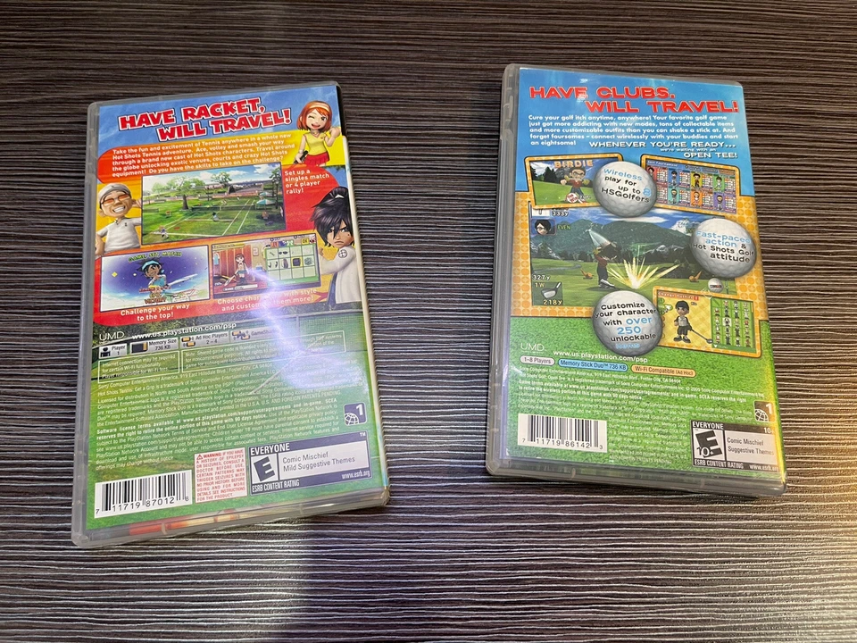 Duo Pack PSP HotShots - Tennis & Golf CIB - Excellent Condition - Image 2 of 4