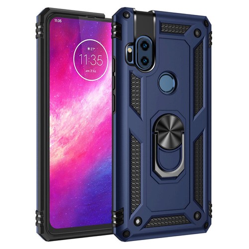 For Motorola Moto One 5G Ace/Hyper Case Shockproof Armor Ring Stand Rugged Cover - Photo 17 sur 17