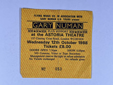 Gary Numan Originalticket Astoria Theater Lon...
