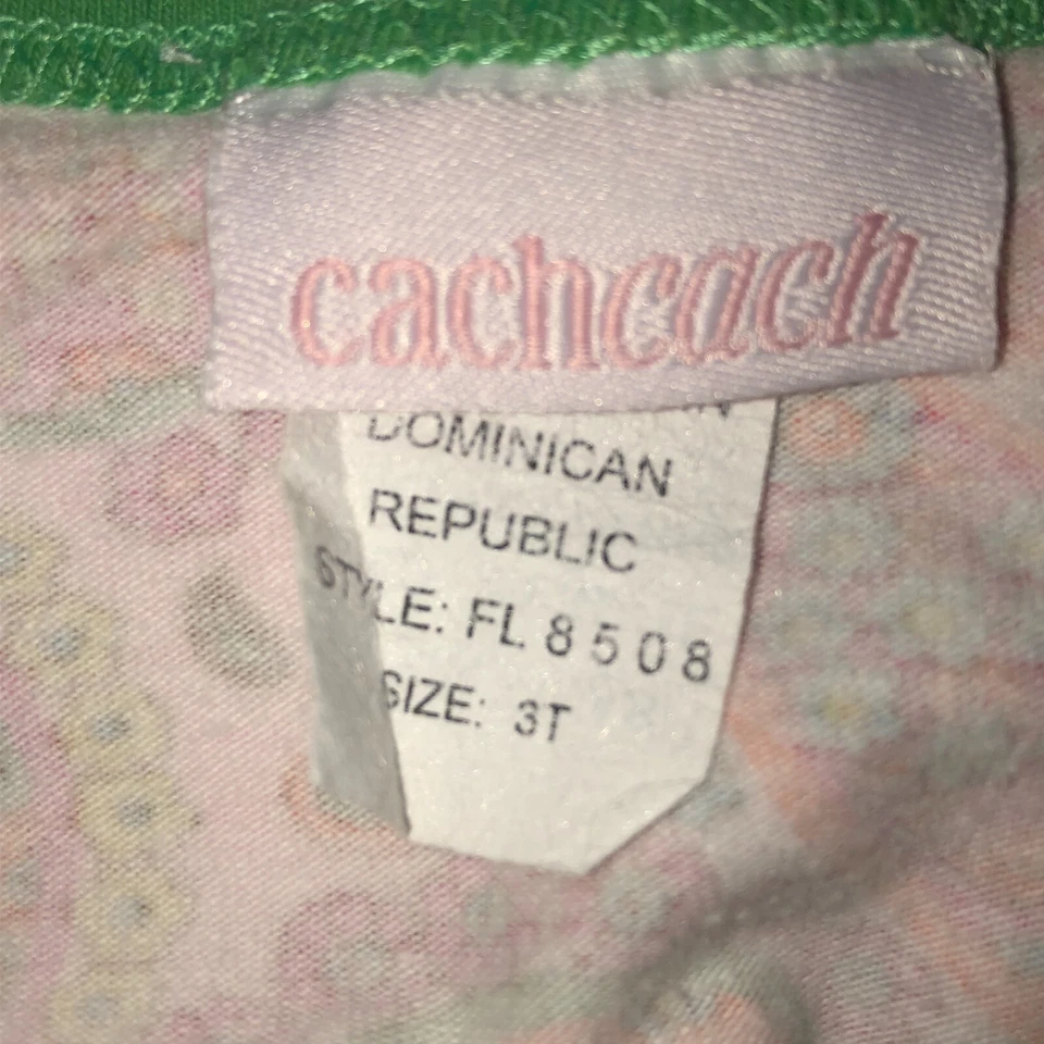 Top CachCach Cach Niñas 3T Rosa Paisley Manga Larga Boutique Foto 3 de 4