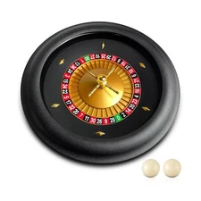 Leyndo 18 Inches ABS Professional Roulette Wheel Set, Casino Grade Roulette S...