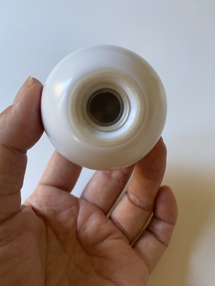 West Elm Rare Modernist White Ceramic Salt And Pepper Shakers eBay